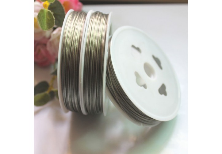Stainless steel wire with plastic
