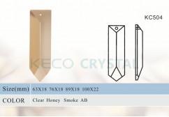 Prism crystal, chandelier parts-(KC504)