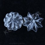 Rock Crystal Rosette Beads