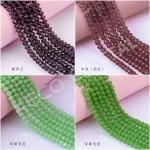 Rondelle glass beads