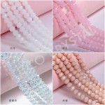 Rondelle glass beads