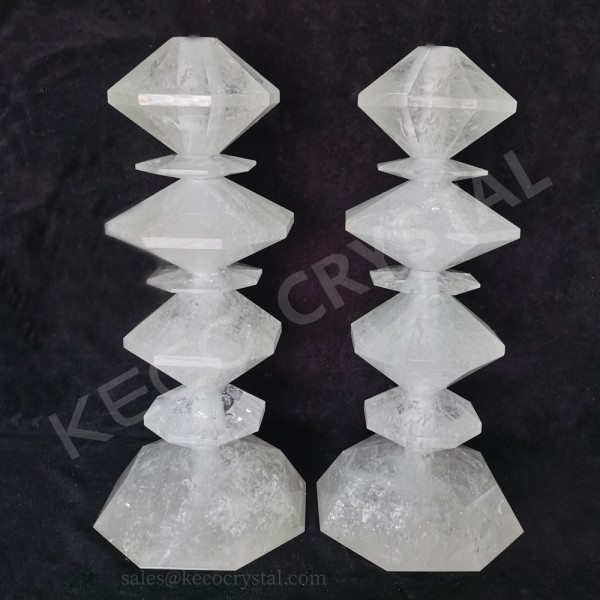 Table Lamp Rock Crystal Center Piece